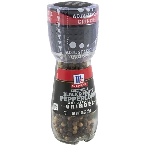 McCormick Premium Black & White Peppercorn Adjustable Grinder 6-Pack: $12.12 McCormick Premium Black & White Peppercorn Adjustable Grinder 6-Pack: $12.12