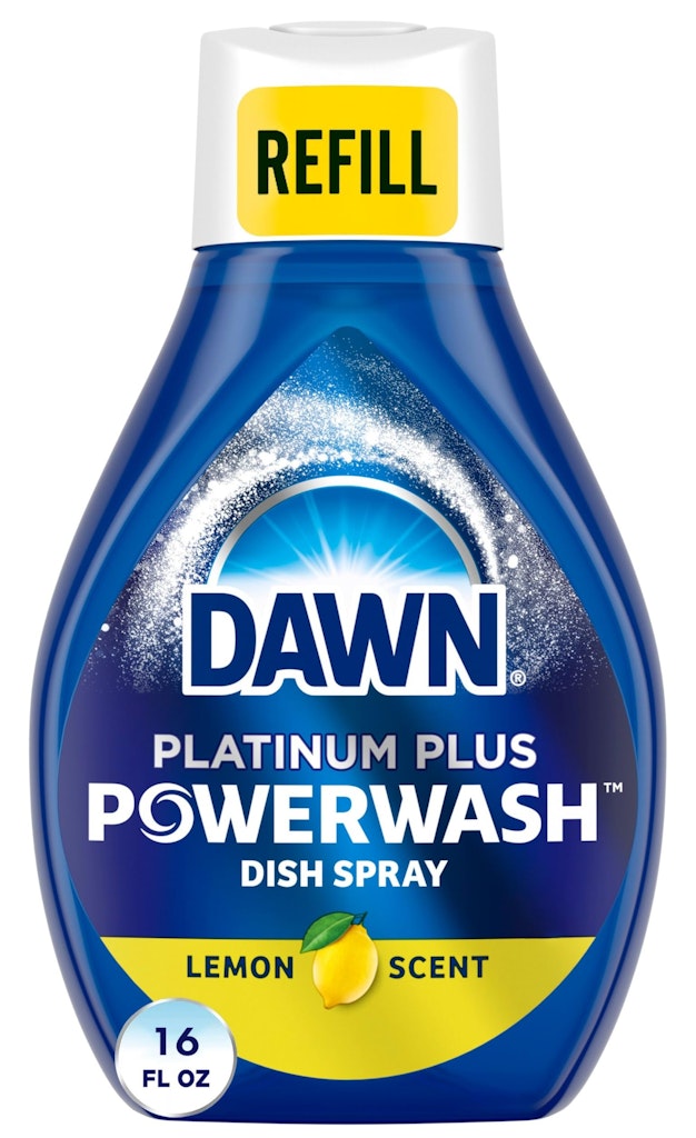 Dawn Platinum Plus Lemon Scent Dish Spray 16-oz. Refill: $2.39