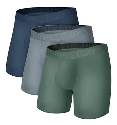 Hanes Men's SuperSoft Bamboo Trunks 3-Pack for $9 + free shipping w/ Prime