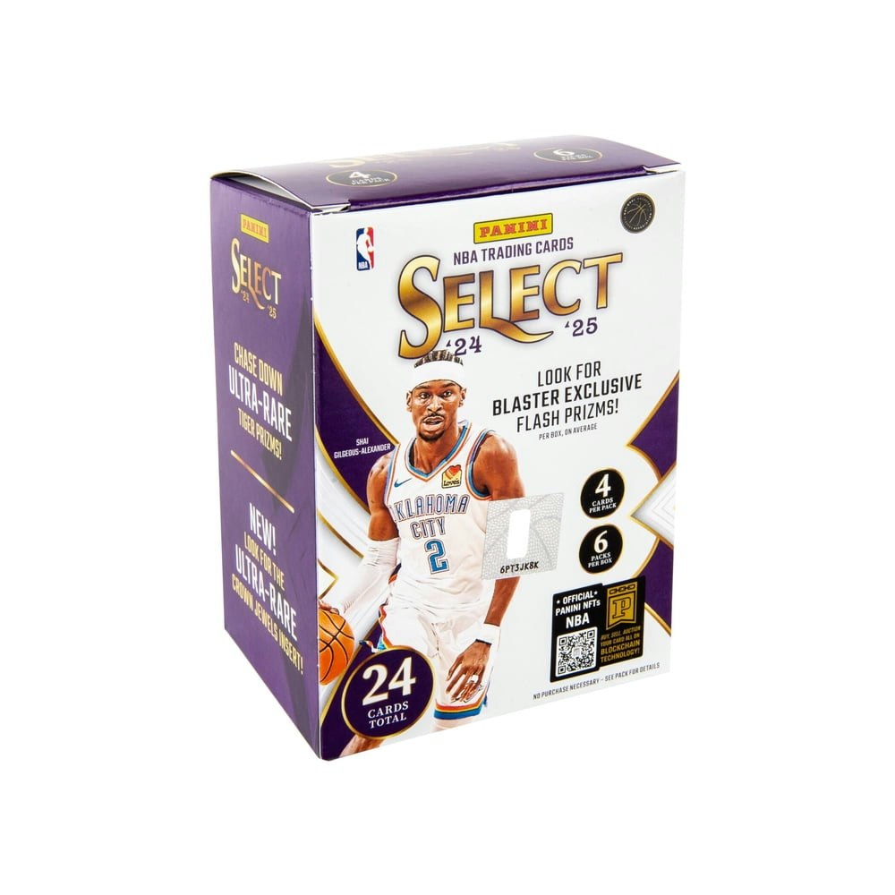 2024-25 Panini Select Basketball Trading Cards Blaster Box: $27 2024-25 Panini Select Basketball Trading Cards Blaster Box: $27