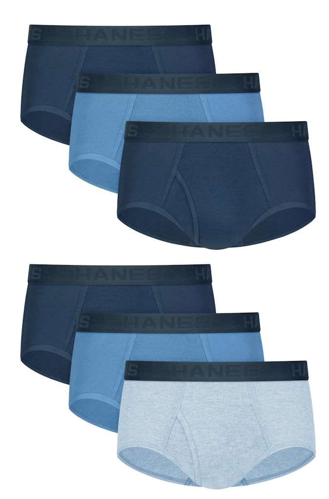 Hanes Men's Moisture-Wicking Tagless Briefs 6-Pack: $19