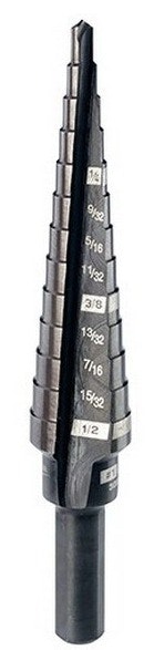 Milwaukee 1/8"-1/2" Step Drill Bit: $10