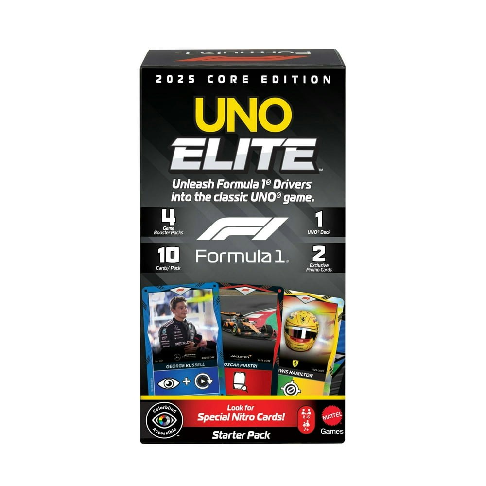 Uno Elite Formula 1 2025 Core Edition Starter Pack: $9.90