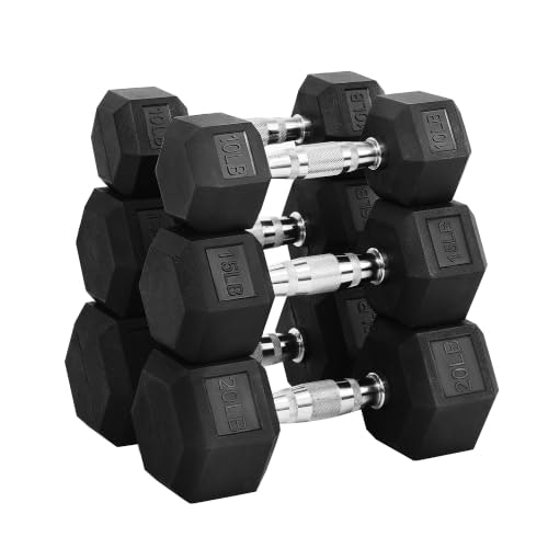Hulkfit 90-Pound Rubber Hex Dumbbell Set: $98.99 Hulkfit 90-Pound Rubber Hex Dumbbell Set: $98.99