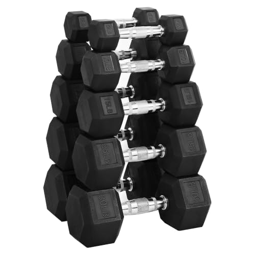 Hulkfit 170-lb Rubber Coated Hex Dumbbell Set: $199.99 Hulkfit 170-lb Rubber Coated Hex Dumbbell Set: $199.99