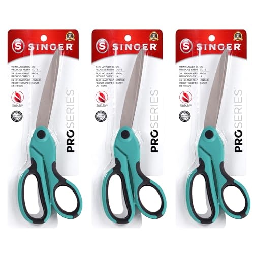 Singer 9.5-Inch ProSeries Heavy Duty Bent Sewing Scissors 3-Pack: $20.27 Singer 9.5-Inch ProSeries Heavy Duty Bent Sewing Scissors 3-Pack: $20.27
