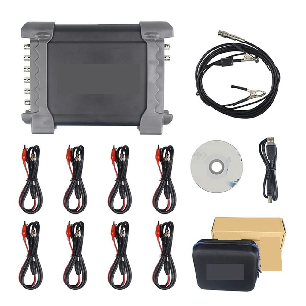 8-Channel USB Digital Storage Oscilloscope and Signal Generator: $179.77