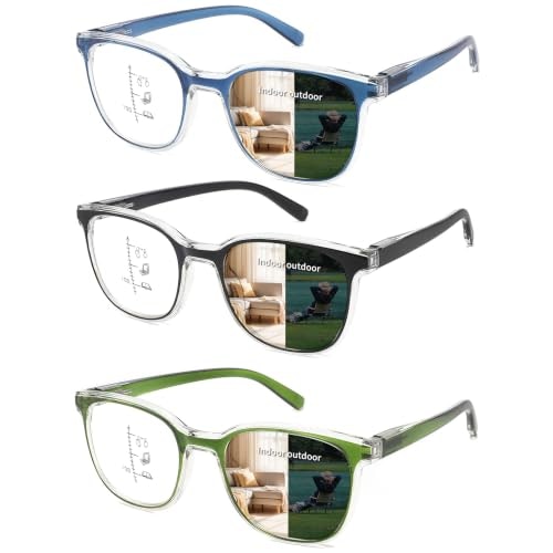 Toveen Photochromic Multifocus Reading Glasses 3-Pack: $16.49