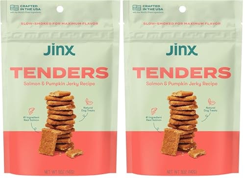Jinx Soft & Chewy Salmon Jerky Dog Treats 2-Pack: $12.58 Jinx Soft & Chewy Salmon Jerky Dog Treats 2-Pack: $12.58