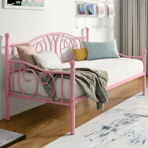 Vecelo Metal Twin Daybed Frame: $89.99 Vecelo Metal Twin Daybed Frame: $89.99