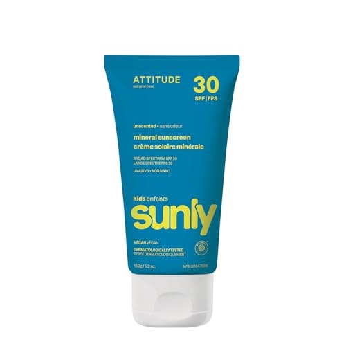 Attitude SPF 30 Mineral Sunscreen for Baby and Kids 5.2-oz.: $16.75 Attitude SPF 30 Mineral Sunscreen for Baby and Kids 5.2-oz.: $16.75