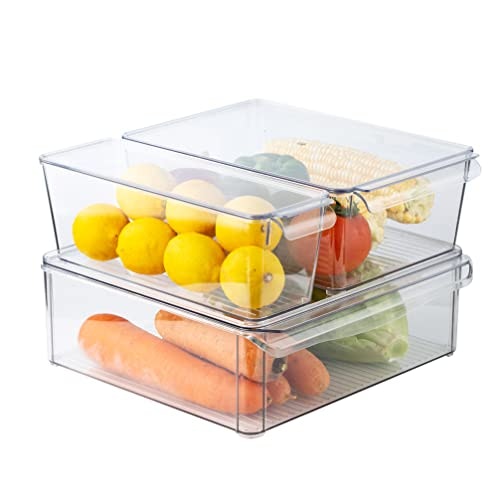 Simplemade Clear Refrigerator Organizer Bins 3-Pack: $10.86 Simplemade Clear Refrigerator Organizer Bins 3-Pack: $10.86