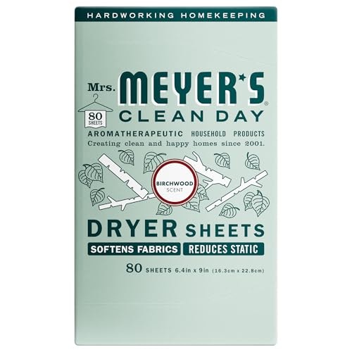 Mrs. Meyer's Clean Day Birchwood Dryer Sheets 80-Count: $8.99