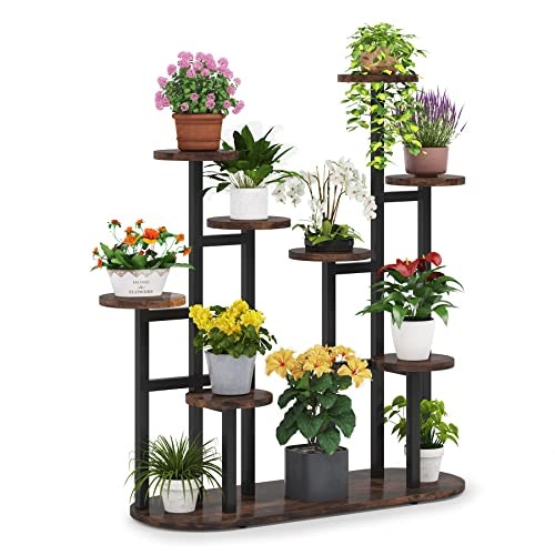 Littletree Multi-Tiered 11-Pot Plant Stand: $65.69 Littletree Multi-Tiered 11-Pot Plant Stand: $65.69