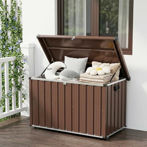 160-Gallon Metal Waterproof Patio Storage Box: $143.99 160-Gallon Metal Waterproof Patio Storage Box: $143.99