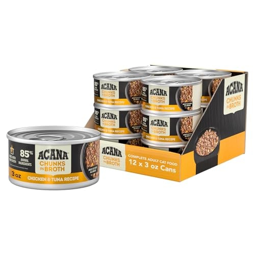 Acana Chicken & Tuna Recipe Wet Cat Food 3oz 12-Pack: $22.19 Acana Chicken & Tuna Recipe Wet Cat Food 3oz 12-Pack: $22.19