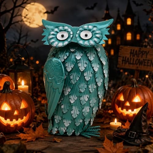 Ultym 14-inch Handmade Metal Owl Yard Art: $29.48 Ultym 14-inch Handmade Metal Owl Yard Art: $29.48
