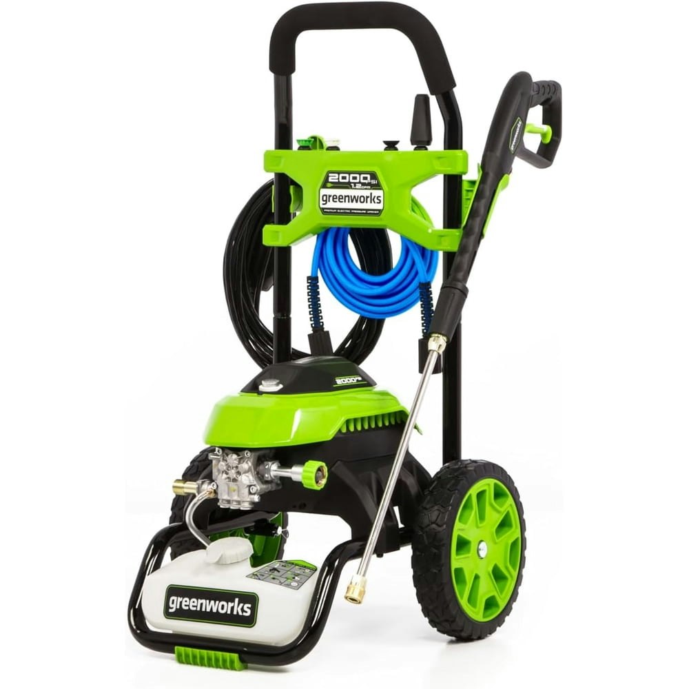 Greenworks 2,000 PSI 1.2 GPM Electric Pressure Washer: $179.99 Greenworks 2,000 PSI 1.2 GPM Electric Pressure Washer: $179.99