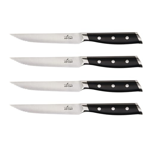 All-Clad German Stainless Steel Steak Knife 4-Piece Set: $129.96 All-Clad German Stainless Steel Steak Knife 4-Piece Set: $129.96
