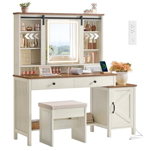 Vasagle Liry Vanity Desk with Mirror and Stool Set: $178.47 Vasagle Liry Vanity Desk with Mirror and Stool Set: $178.47
