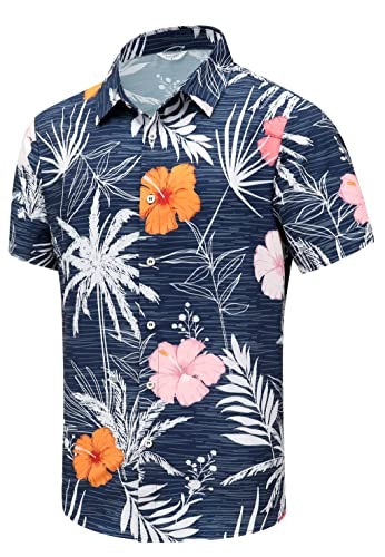 SheLucki Men's Short Sleeve Hawaiian Shirt: $9.99 SheLucki Men's Short Sleeve Hawaiian Shirt: $9.99