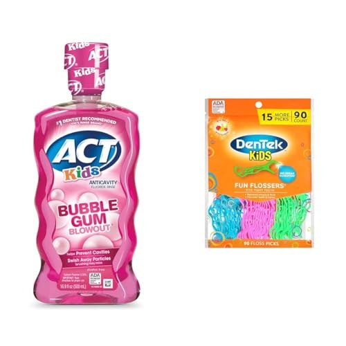 ACT Kids Fluoride Rinse and DenTek Kids Fun Flossers Bundle: $6.92 ACT Kids Fluoride Rinse and DenTek Kids Fun Flossers Bundle: $6.92