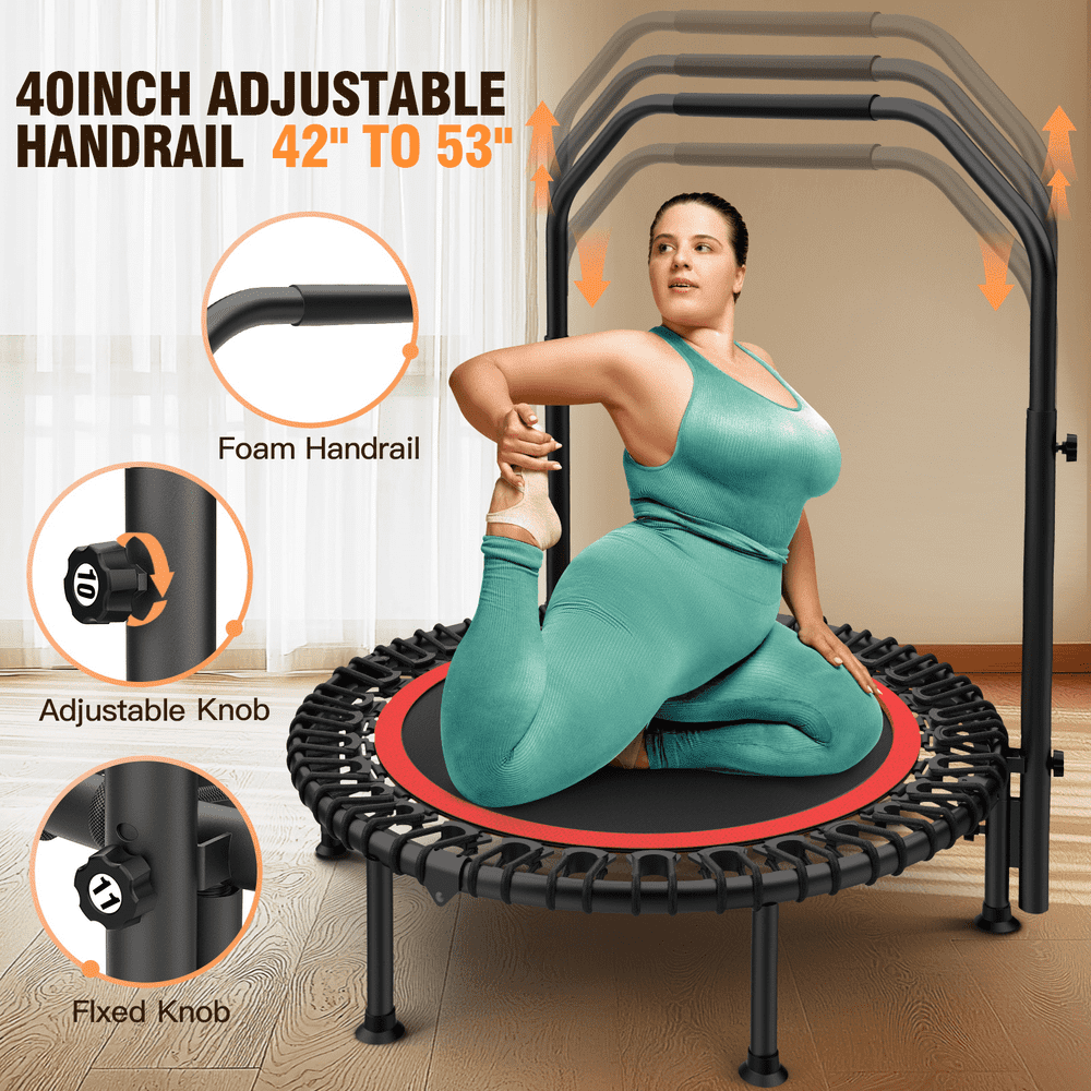 Funmily 40-inch Foldable Mini Fitness Trampoline: $89.99