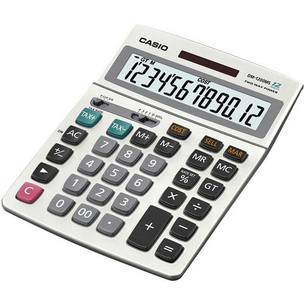 Casio 12-Digit Desktop Calculator DM-1200BM: $22.88 Casio 12-Digit Desktop Calculator DM-1200BM: $22.88