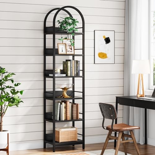 Tribesigns 6-Tier Arched Bookshelf: $96.89 Tribesigns 6-Tier Arched Bookshelf: $96.89