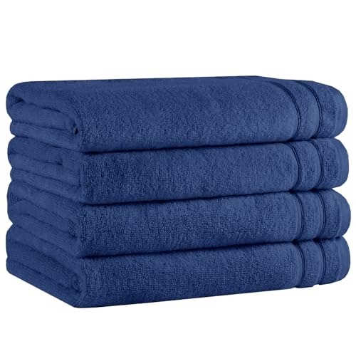 Comfort Spaces 4-Piece 30x60-Inch Cotton Bath Sheet Set: $39.61
