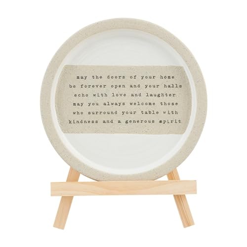 Mud Pie May The Doors Plate with Easel: $18.33