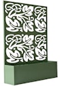 Oakland Living 6x4-Foot Green Metal Privacy Screen w/ Flower Box for $68 + free shipping w/ Prime