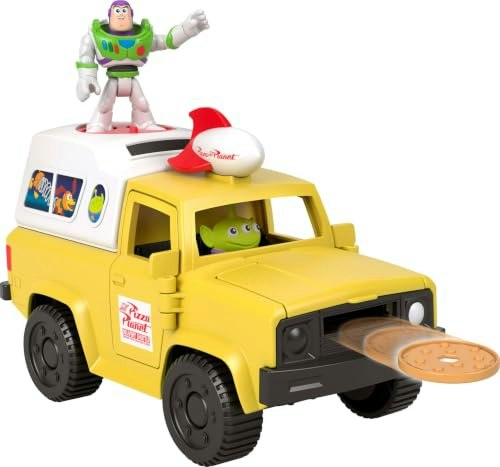 Fisher-Price Imaginext Disney Pixar Toy Story Pizza Planet Truck with Buzz Lightyear and Alien Action Figures: $16.99
