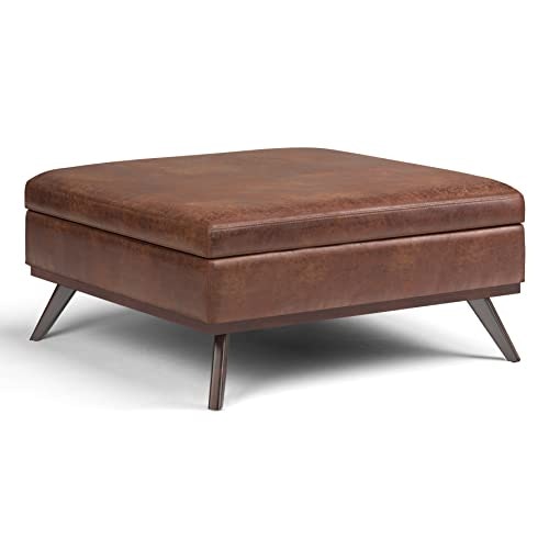 SimpliHome Owen 40-Inch Vegan Leather Lift Top Ottoman: $280 SimpliHome Owen 40-Inch Vegan Leather Lift Top Ottoman: $280