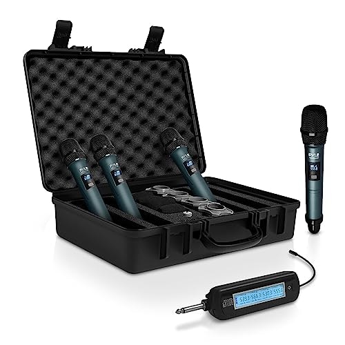 Pyle 4-Channel UHF Wireless Microphone System: $131.99