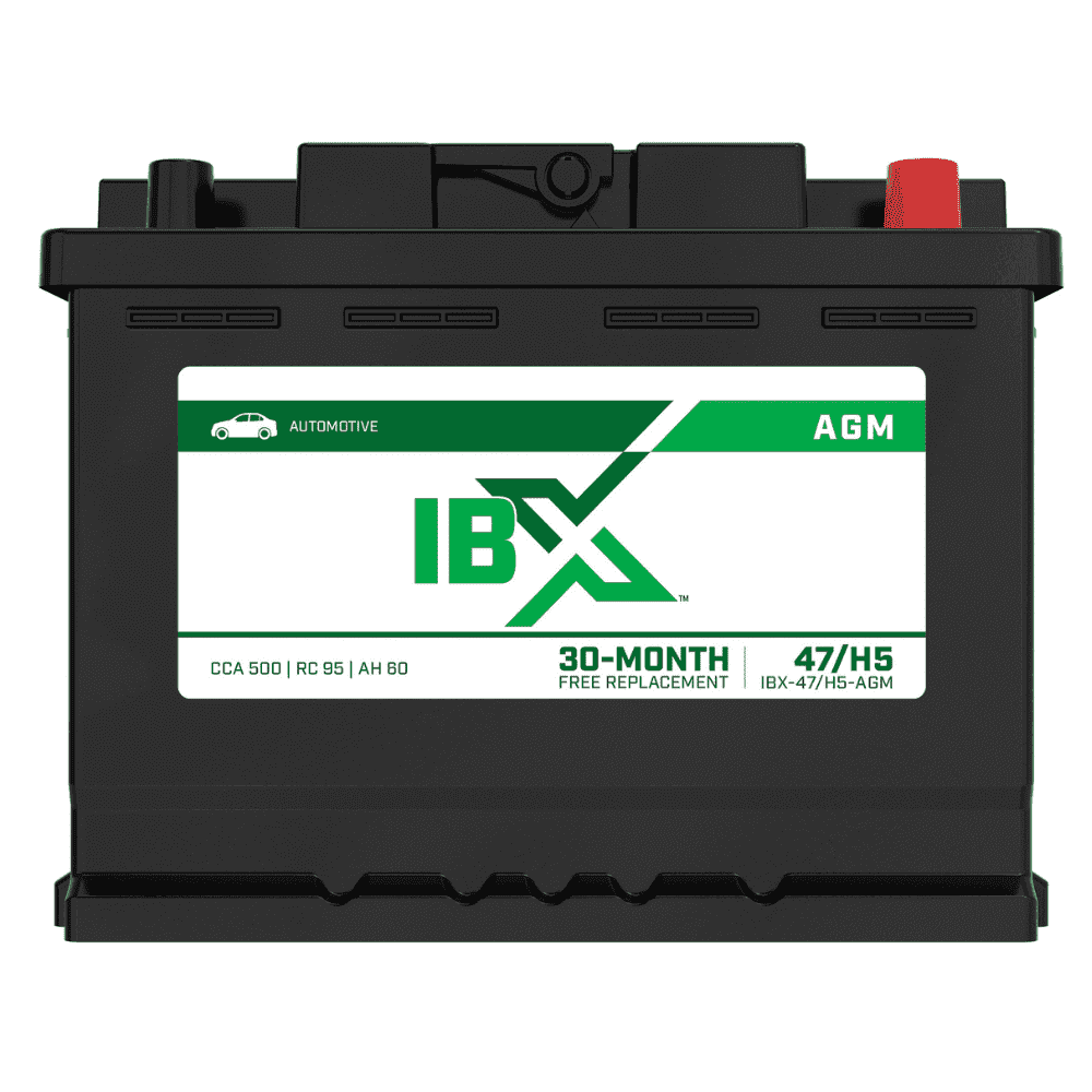 Interstate Batteries IBX AGM 650CCA H5/47 12V 60Ah Car Battery: $216.55 Interstate Batteries IBX AGM 650CCA H5/47 12V 60Ah Car Battery: $216.55