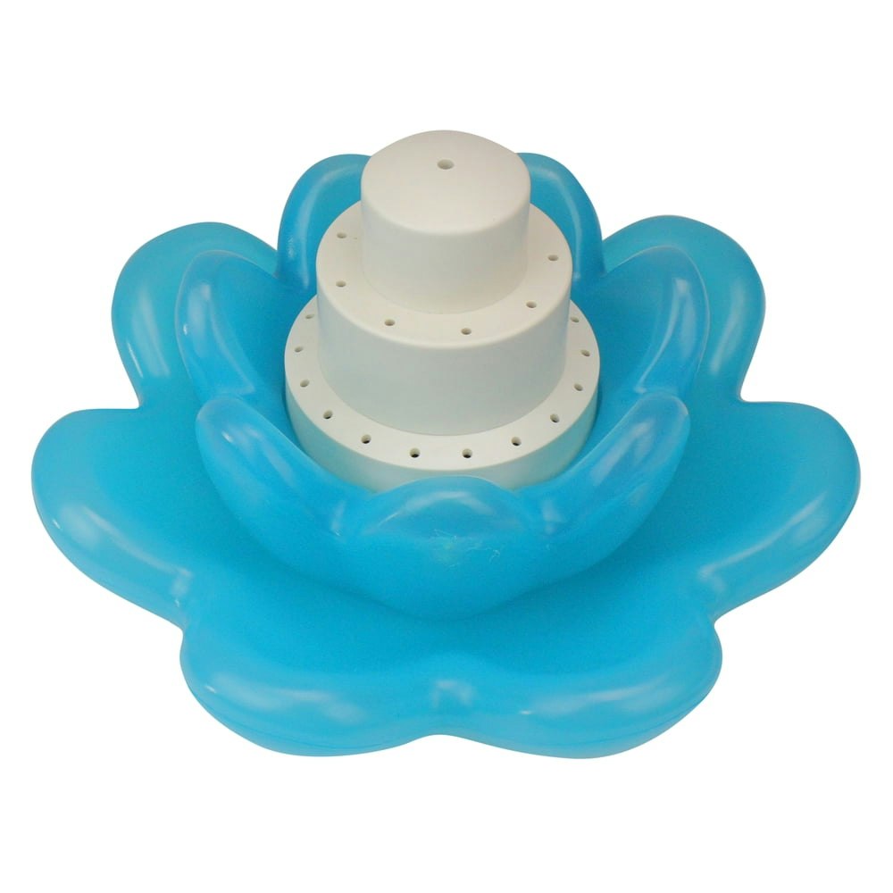 Triple Tier Flower Blossom Swimming Pool Water Fountain: $38.49 Triple Tier Flower Blossom Swimming Pool Water Fountain: $38.49