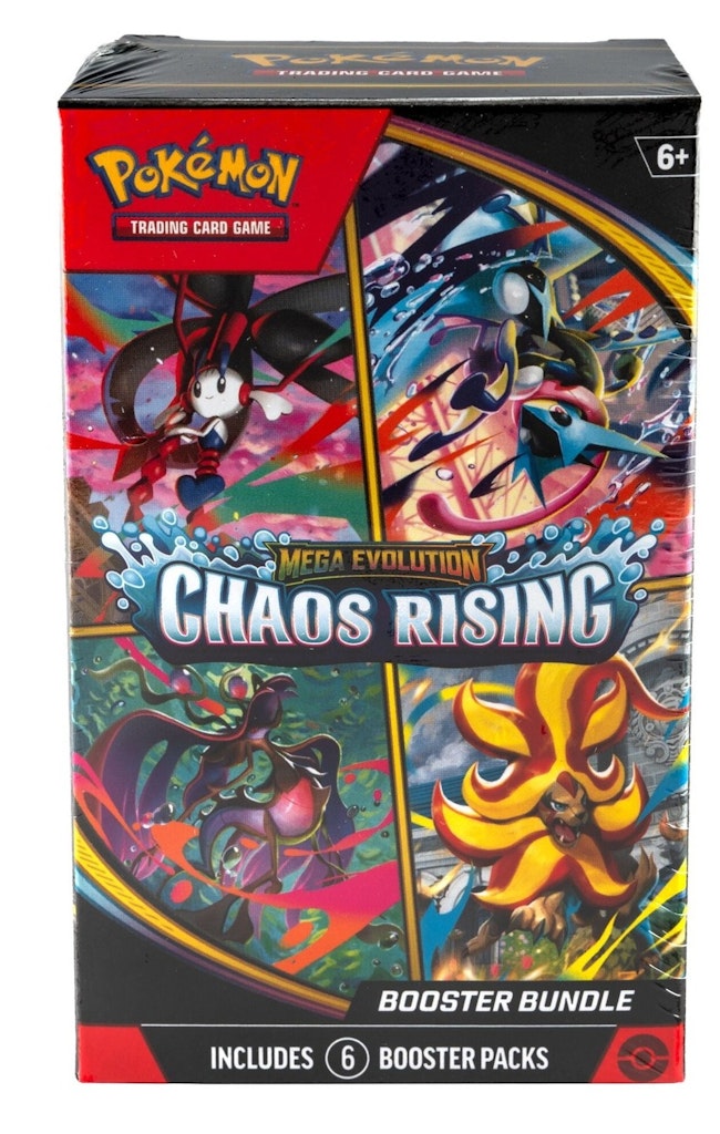 Pokmon TCG Mega Evolution Chaos Rising Booster Bundle: $34