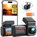 iZeeker 4K Front and Rear Dual Dash Cam for $40 + free shipping