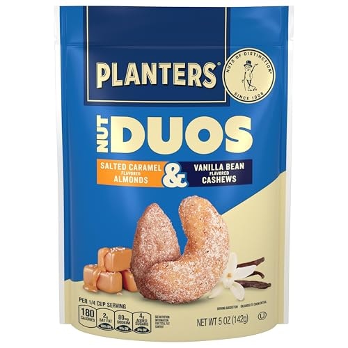 Planters Salted Caramel Almonds & Vanilla Bean Cashews 5-oz. Bag: $3.97