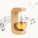 Magnetic Wooden Doorbell for $2 + free shipping w/ $25