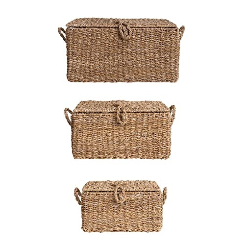 Creative Co-Op Woven Seagrass Storage Trunks 3-Piece Set: $108.99 Creative Co-Op Woven Seagrass Storage Trunks 3-Piece Set: $108.99