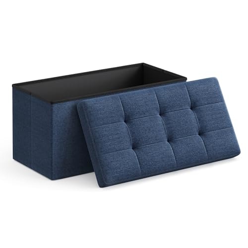 Songmics Mazie 30-Inch Folding Storage Ottoman Bench: $33.98 Songmics Mazie 30-Inch Folding Storage Ottoman Bench: $33.98