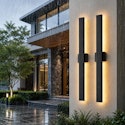 Rgzzup 39" Modern LED Outdoor Wall Light 2-Pack for $109 + free shipping