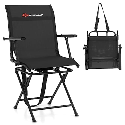 Goplus 360-Degree Swivel Folding Hunting Chair: $62.99