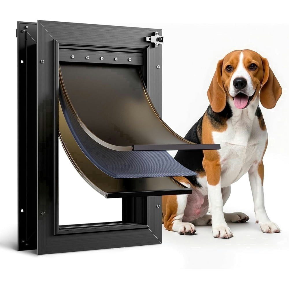 Aluminum Medium Pet Door 18" x 12": $59.84 Aluminum Medium Pet Door 18" x 12": $59.84