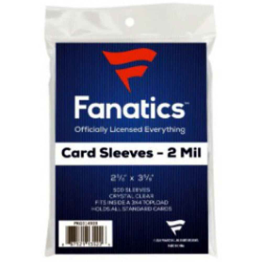 Fanatics Collectibles 500-Count Card Soft Sleeves: $8.99 Fanatics Collectibles 500-Count Card Soft Sleeves: $8.99