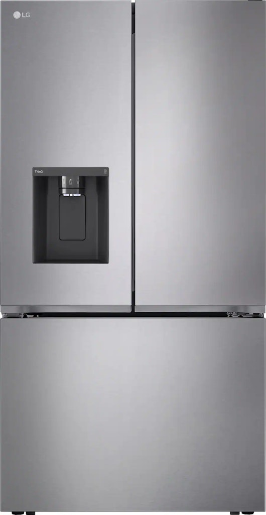 LG 36" Counter-Depth MAX 25.5 Cu. Ft. French Door Smart Refrigerator: $1,600