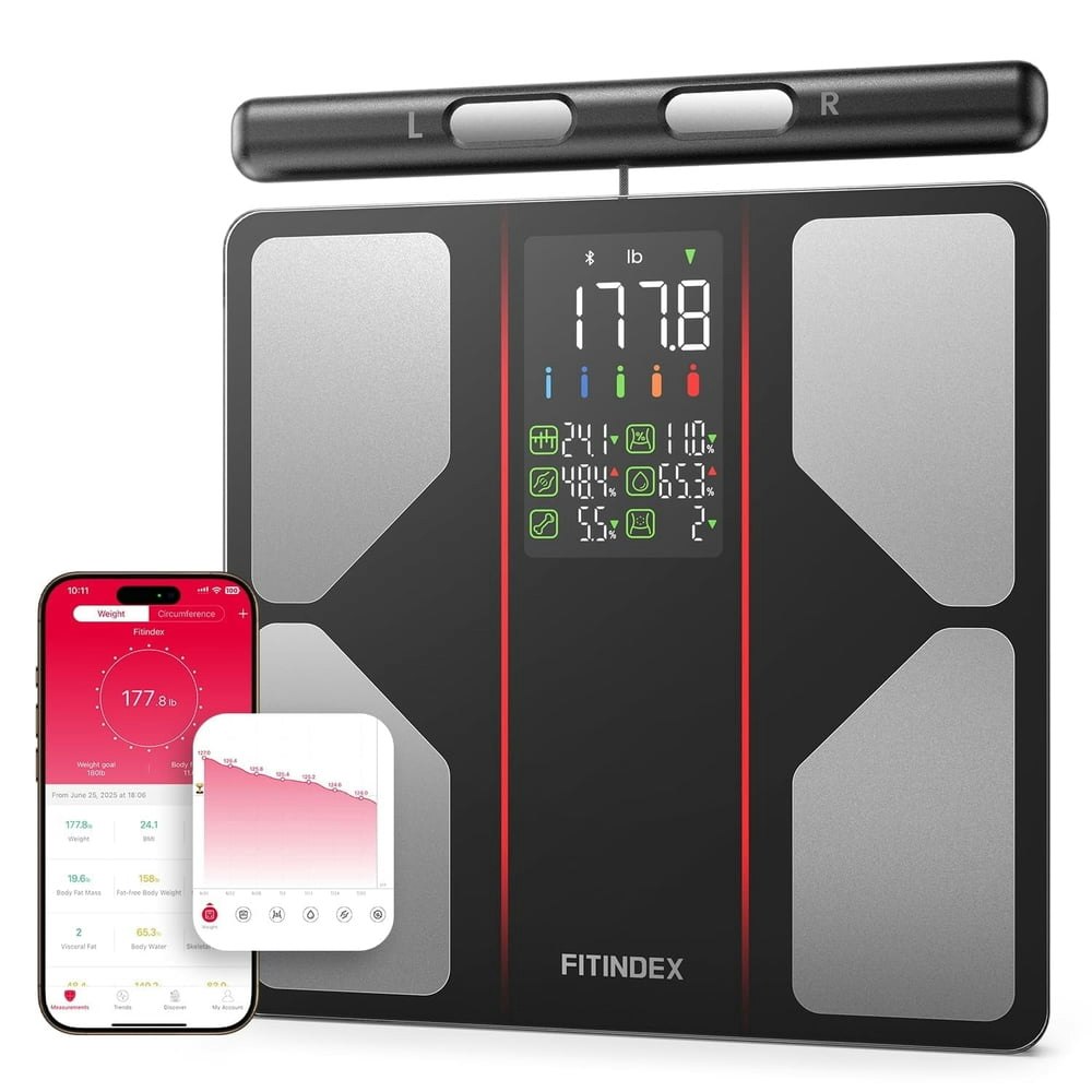 Fitindex 8-Electrode Smart Body Composition Scale: $64.99 Fitindex 8-Electrode Smart Body Composition Scale: $64.99