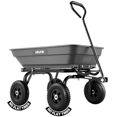 Vevor 400-Pound Garden Dump Cart: $72.17 Vevor 400-Pound Garden Dump Cart: $72.17